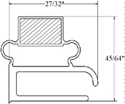 Delfield 1206 Gasket