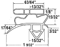 Gaskets for Freezers & Coolers